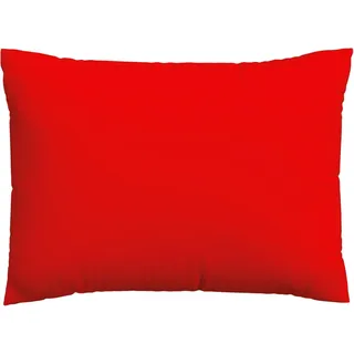 Kissenbezug Woven Satin aus Mako-Baumwolle, langlebig, pflegeleicht, dicht gewebt, Schlafgut (1 Stück), Kissenhülle mit Reißverschluss, passender Bettbezug erhältlich rot 70 cm x 90 cm