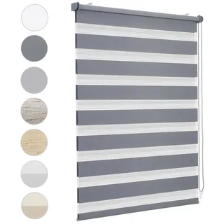 Sekey Doppelrollo 25 x 100 cm grau