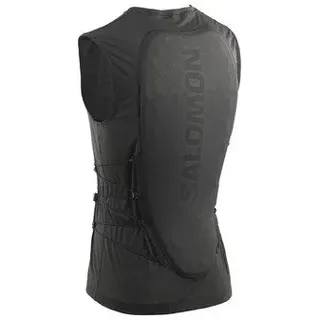 Salomon Flexcell Prime Protektorweste Protektorwesten schwarz Größe S Skifahren | Freeride Klein verpackbar Polartec®