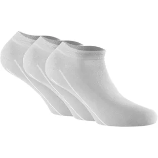Rohner Socks Sneakersocken 3er Pack Weiß 35-38