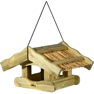 Dobar Vogelfutterhaus Schilfdach, hängend