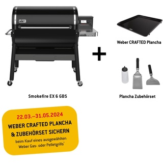 Weber Pelletgrill SmokeFire EX6 GBS Schwarz