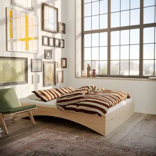 Karup Orbit Bed 184 x 205 cm Braun