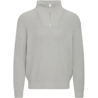 !Solid Troyer SOLID "Troyer SDNalle", Herren, Gr. M, grau (griffin), Obermaterial: 100% Baumwolle CO., Pullover Troyer