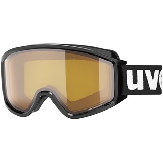 uvex g.gl 3000 LGL Brillenträger Skibrille (2130 black, lasergold lite/blue (S2))