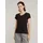 V-Neck Top Schwarz XXS