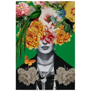 artboxONE Poster 30x20 cm Floral Frida Kahlo Collage - Bild Frida Kahlo arte pop botânico