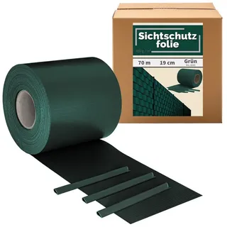 TSGPS Sichtschutzstreifen 70 m grün PVC