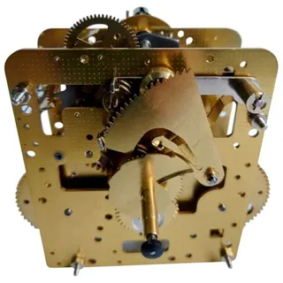 Hermle Wanduhr Heimuhrwerk Hermle 241-080, 8-Tage, Pendel 75cm, Schlag auf Glocke, mit kurzem Hammer