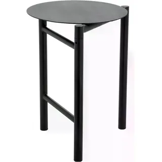 ZONE Denmark Hocker Disc Stahl 33 x 45 cm Schwarz