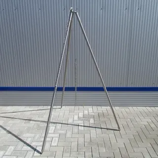 Edelstahl Dreibein Grill Schwenkgrill Höhenverstellbar V2A Stativ Holzkohle