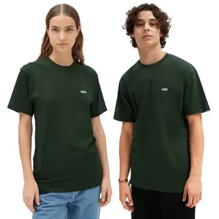 Vans T-Shirt LEFT CHEST LOGO TEE mit kleinem Logodruck auf der Brust, hüftlang grün S (44/46)