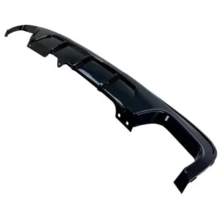 Heckansatz Diffusor Heckdiffusor Heckschürzeneinsatz im Sport Look für 5er F10 F11 passend für BMW 5er F10 / F11, Bj.: 2010 - 2017 Limousine Touring