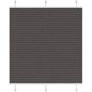 vidaXL Plissee 115 x 150 cm schwarz