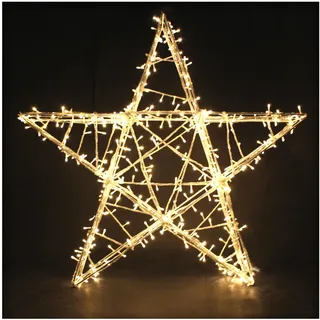 XXL Weihnachts-Stern 85 cm LED Stern Weihnachtsdeko groß warmweiss