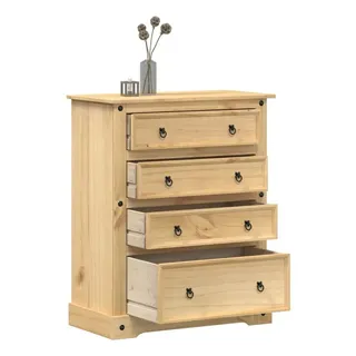 vidaXL Kommode 92x48x120 cm Massivholz Kiefer