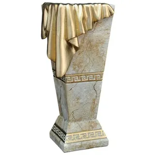 Schatzkiste1 Dekovase Blumenvase Barock Vase Antik Stil (1 Vase), dekorative Vase Handgefertigt