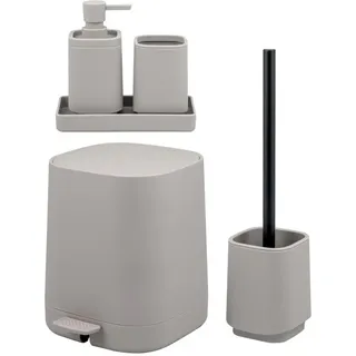ELUNO Badaccessoire-Set Braun