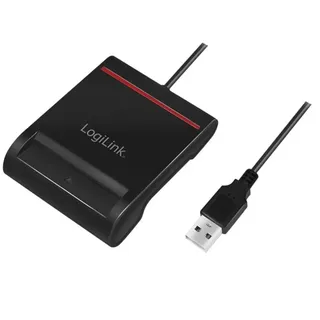 Logilink USB 2.0 Smart-ID-Kartenleser schwarz