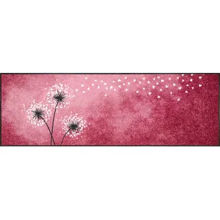 Erwin Müller Fußmatte Fußmatte "Pusteblume", eckig, Höhe: 7 mm, gemustert rosa 60 cm x 180 cm x 7 mm