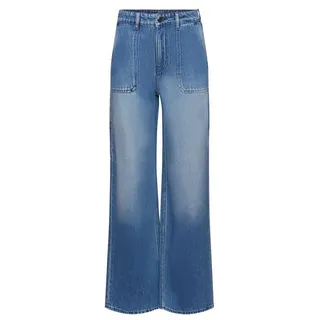Esprit High-waist-Jeans High-Rise-Jeans im Carpenter Fit braun