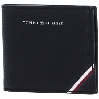 Tommy Hilfiger Herren Portemonnaie Central Mini Cc Wallet aus Leder, Schwarz (Black), Onesize