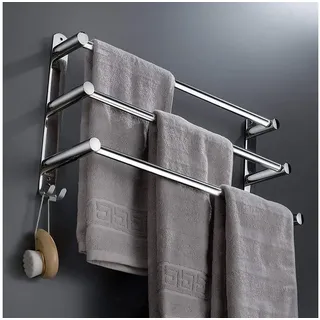 luxuskollektion Teleskop-Handtuchhalter Ausziehbar Silber