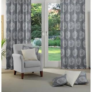 Wirth Kingston Kräuselband 135 x 175 cm Blau