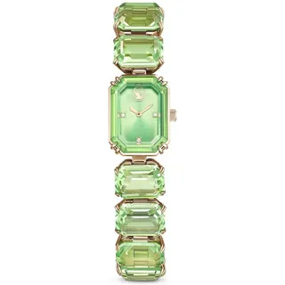 Swarovski Quarzuhr MILLENIA, 5630834, Armbanduhr, Damenuhr, Swarovski-Kristalle, Swiss Made grün