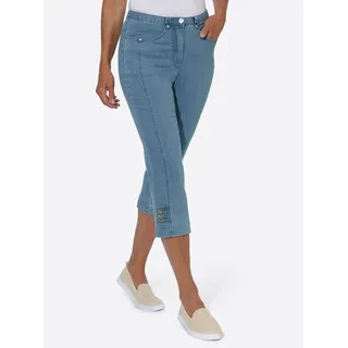 7/8-Jeans CASUAL LOOKS Gr. 54, Normalgrößen, blau (blue, bleached) Damen Jeans Ankle 7/8