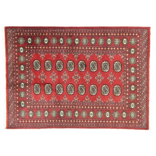 Eden Kunststoff Kaschmir Wolle Australien Teppich Hand geknotet, Baumwolle, Mehrfarbig, 125 x 178 cm
