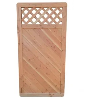 Jorkisch Sichtschutzelement 90 x 180 cm Natur Holz