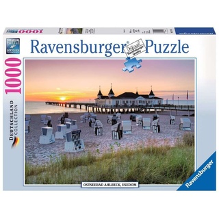 Ravensburger Puzzle 19112 - Ostseebad Ahlbeck, Usedom - 1000 Teile Puzzle für Erwachsene und Kinder ab 14 Jahren, Puzzle mit Strand-Motiv