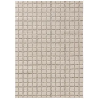 benuta Kaleo Outdoor-Teppich 200 x 300 cm Beige/Weiß