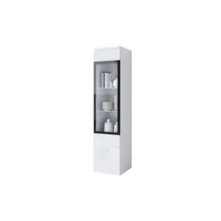 Möbel Kraft Vitrine Vera 30 x 0 x 130 cm Weiß