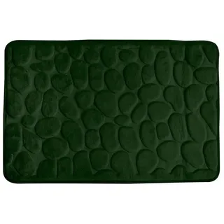 Euroshowers GmbH Badematte Memory Foam Rimini Dunkelgrün 60 × 95 cm, 100% polyester, memory foam (stoppning), latex SBR, rechteckig grün