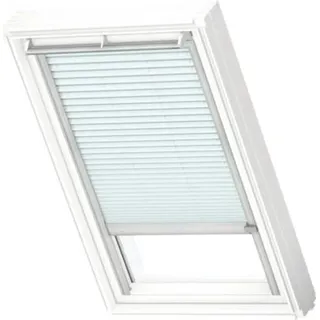 VELUX Plissee Himmelblau 1285, MK04 1285K - 1285K, Farbe Schiene: Premium