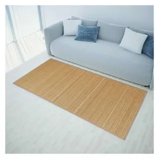 vidaXL Teppich Bambus 100 x 160 cm Braun