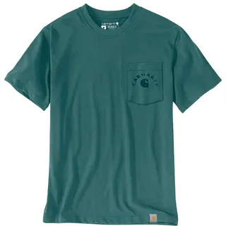 CARHARTT Irvine Work T-shirt Petrol XL