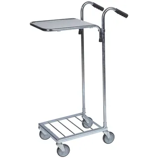 Kongamek Mini- Servierwagen verzinkt mit Ladefläche 410x355mm ohne Bremse