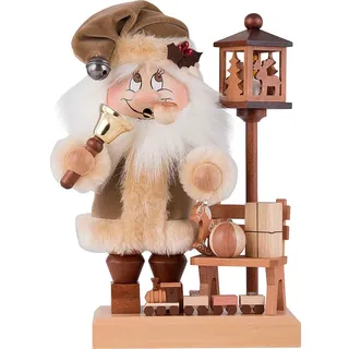 Räuchermann Wichtel Weihnachtsmann mit Bank