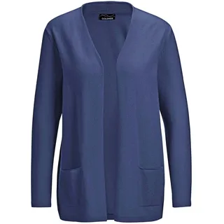 GOLDNER Cardigan in langer offener Form Blau 23