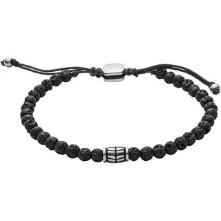 Fossil Halbedelsteinarmband schwarz JF02887040 Größe 170-250 mm