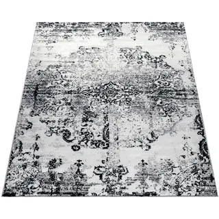 Paco Home Tara 210 Kurzflorteppich 60 x 100 cm Grau