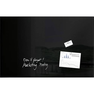 Sigel Glas-Magnettafel Artverum Schwarz (B x H) 100cm x 65cm GL140