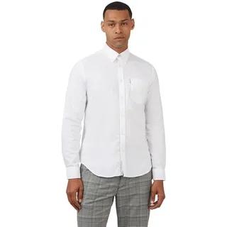 Ben Sherman Lässiges Oxford-Hemd mit Knopfleiste für Herren - S