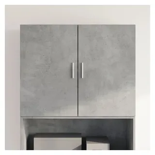 vidaXL Wandschrank 80x42,5x64 cm Betongrau Holzwerkstoff