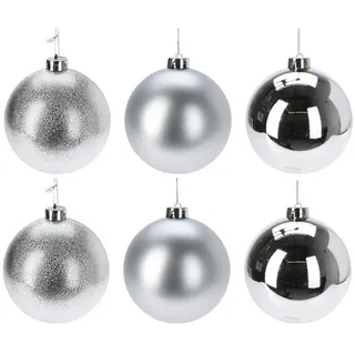 Annastore Weihnachtsbaumkugel Weihnachtskugeln aus Kunststoff zum Hängen - Wetterfest Outdoor, Christbaumkugeln für draußen, Weihnachtkugeln