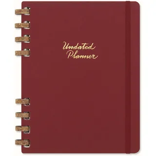 Moleskine Undatierter Monatsplaner Crush Cherry 2026/2027
