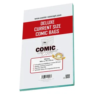 Comic Concept Comic Bags Current 176 x 270 mm Weiß 100 St.